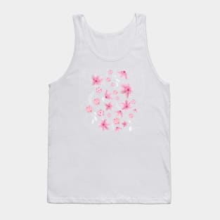 Snowy Sakura Dream Tank Top